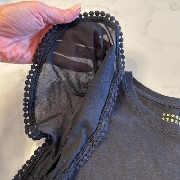 Kate Spade Broome Street Ruffle Sleeve Tee - Picture 3 of 4